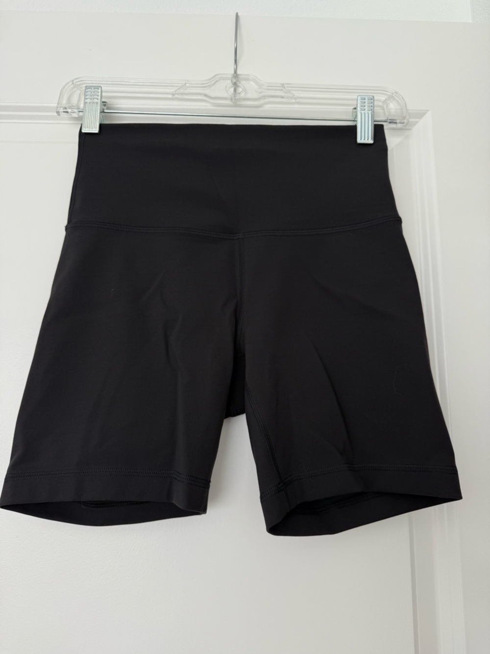 lululemon athletica Wunder Train Black High-Waist Bike 6” Shorts